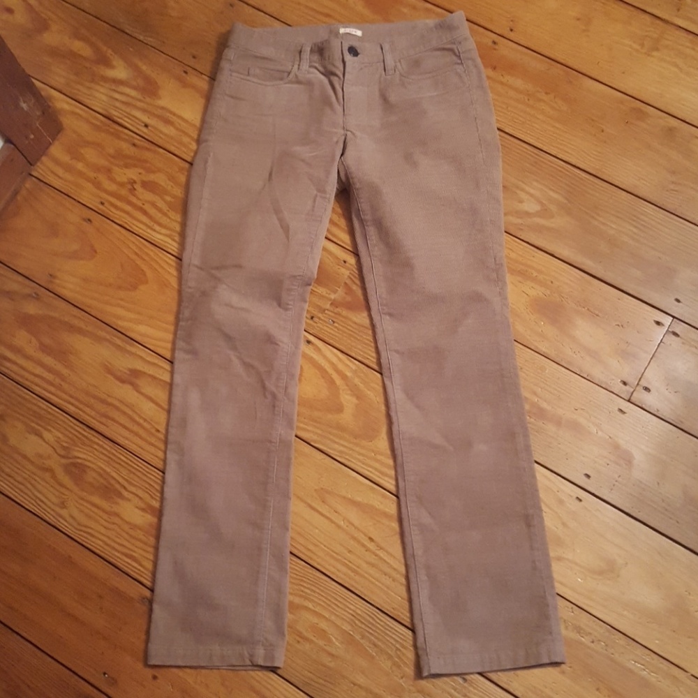 J crew matchstick courdoroy pants